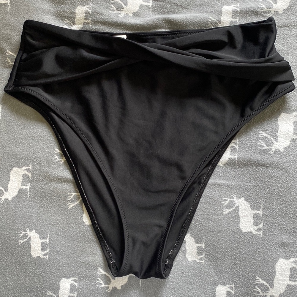 Aerie high cut cheeky bikini bottoms